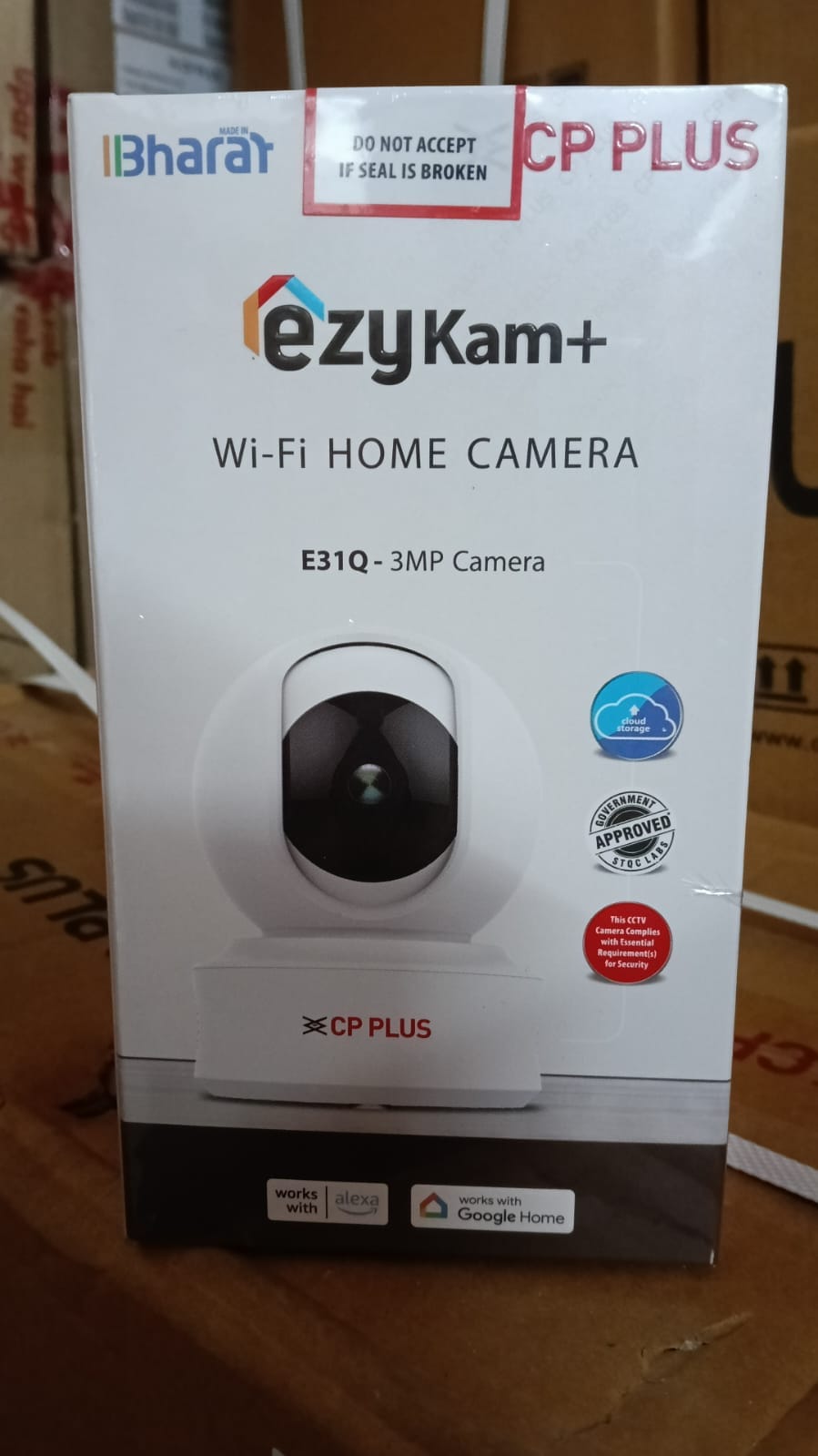 CP PLUS EzyKam+ E31Q 3MP Wi-Fi Smart Home Security Camera